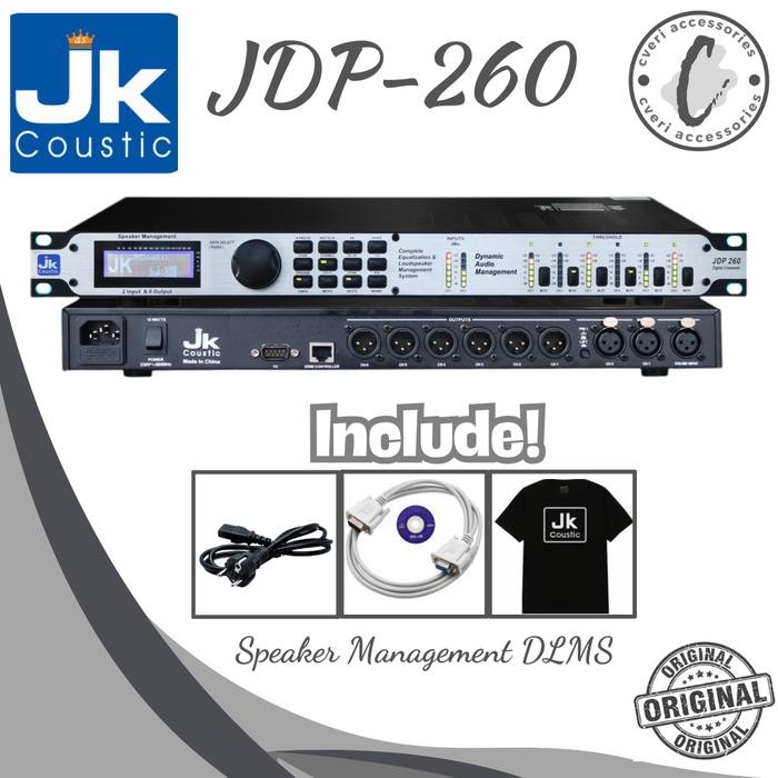 JK Coustic JDP260 Equalization Management Original DLMS JDP-260