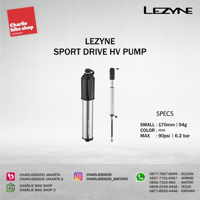 Lezyne Sport Drive Hv Handpump