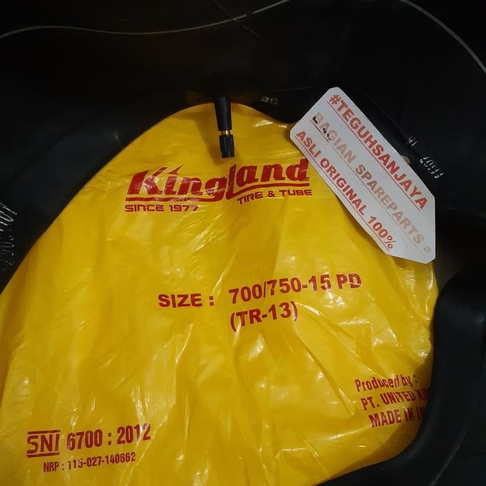 Ban Dalam Mobil 700/750-15 PD / Ring Velg 15 Pentil Pendek KINGLAND
