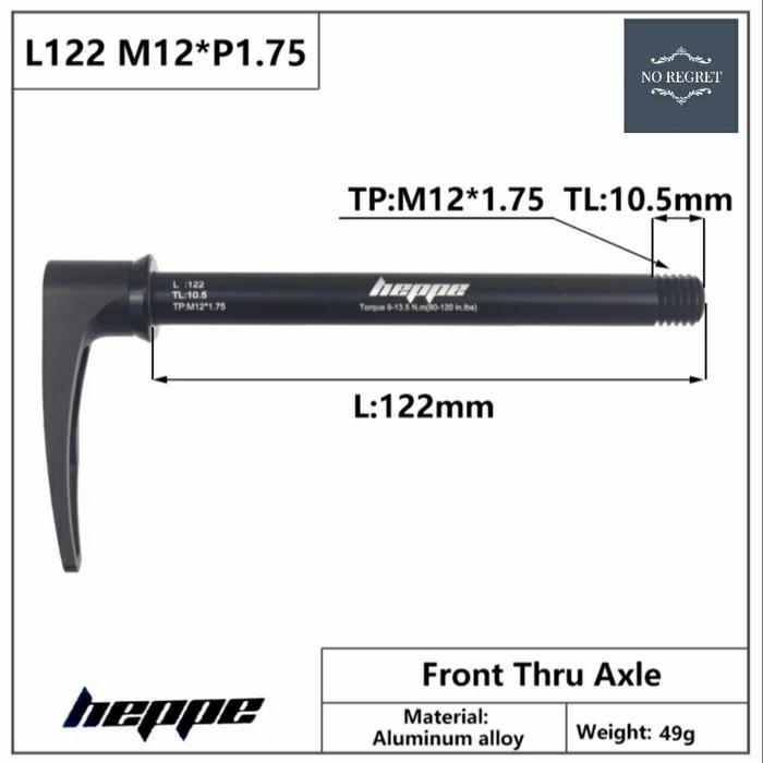 Heppe Thru Axle Skewer For Trek Road Bike #Gratisongkir