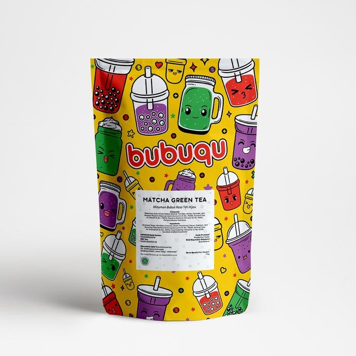 

1Kg Bubuqu Matcha Green Tea Powder Drink - Minuman Bubuk Teh Hijau Jpn