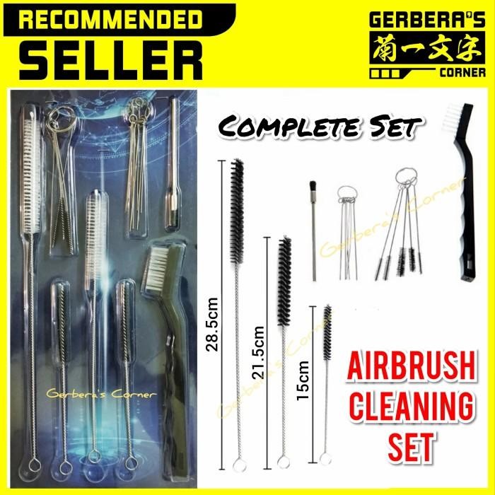 

Airbrush Cleaning Kit Set Sikat Pembersih Air Brush Compressor