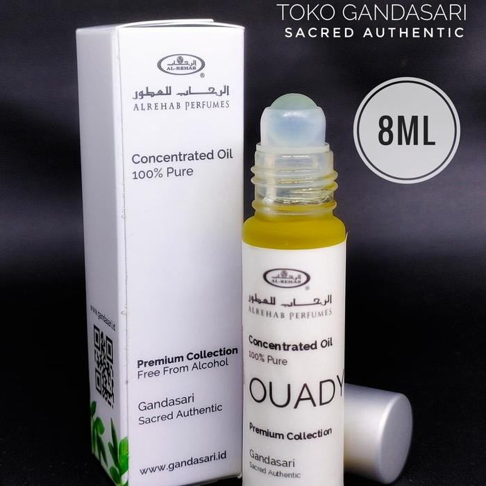 Bibit Parfum OUADY AL REHAB PREMIUM 6ml oud oudh gaharu non alkohol