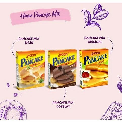 

(Expert) Tepung Premix Pancake Mix Chocolate Haan Tepung Premix coklat 150gr