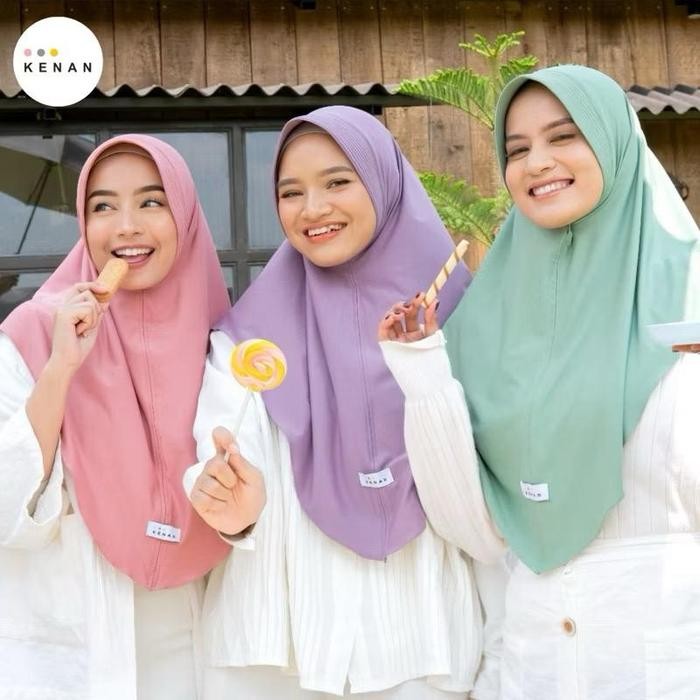 HIJAB INSTAN KENAN PET AROMATIK LANA -UKURAN M & L