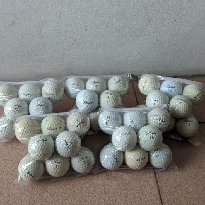 Bola Golf Titleisst Pro V Bekas Grade C+ Isi 10 Terlaris