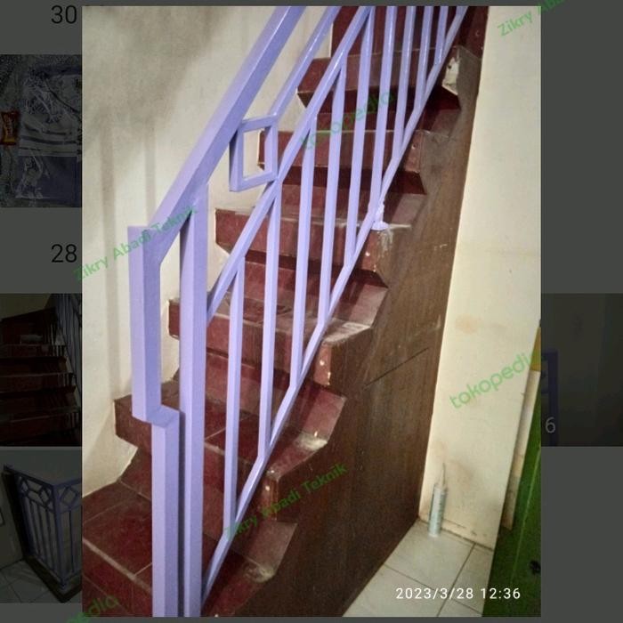 Railing Tangga Minimalis Besi Railing Tangga Besi Pegangan Tangga Gratisongkir