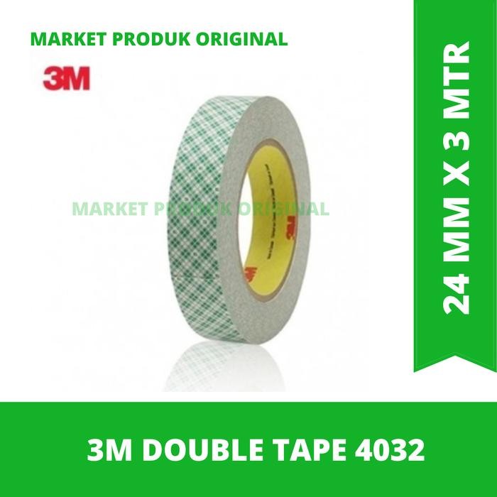 

Stok Baru 3m double tape foam 4032 - mounting tape - double tape 24mm x 3 mtr