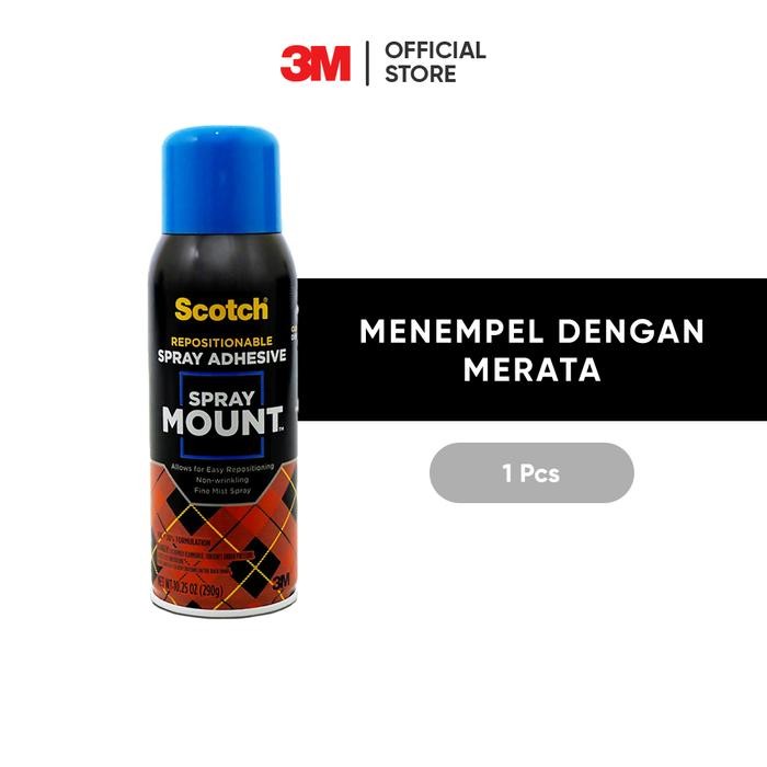 

Stok Baru 3M Scotch Repositionable Spray Mount, Lem Semprot