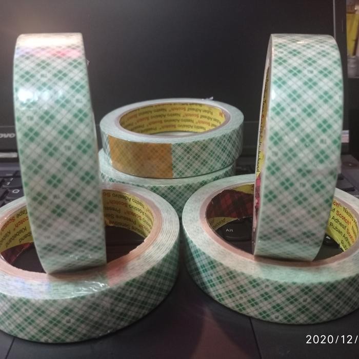 

Stok Baru 3M Double tape foam tape 4032 24mmx3M hijau batik