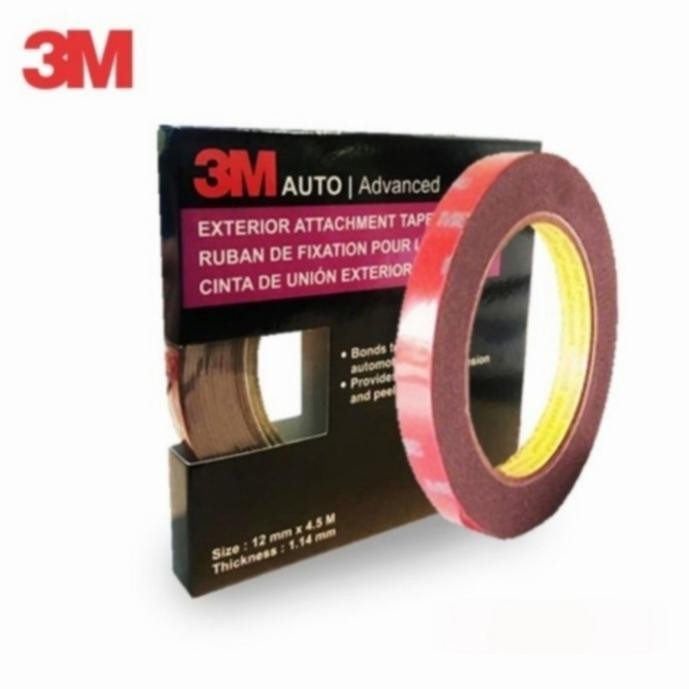 

Stok Baru Double tape 3M automotif 12mm 4.5m