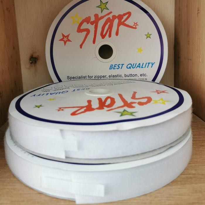

Stok Baru magic tape 1inch / perekat velcro 2,5cm / 20yard