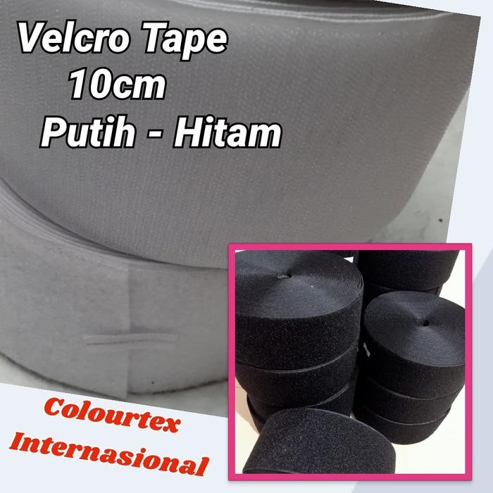 

Stok Baru Perekat / Velcro Tape / Hook and Loop 10 cm [Roll]