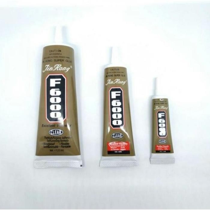

Stok Baru F6000 Lem touchscreen / lem payet multifungsi ukuran 15ml 50ml 110ml