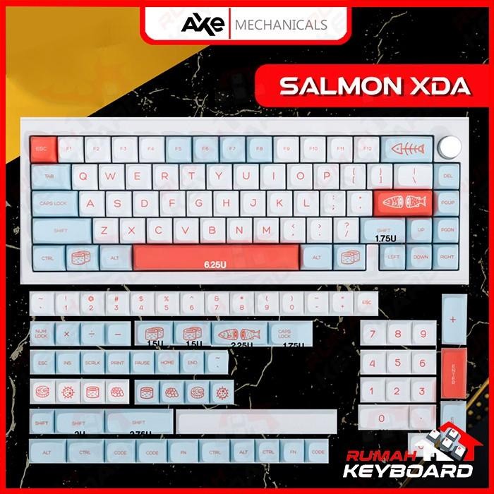 KEYCAP - KEYCAPS - XDA - SALMON - PBT - DYE SUB