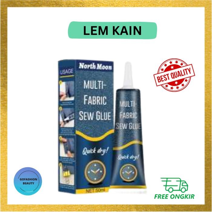 

Stok Baru Lem Bahan Kain Kulit Northmoon Cairan Perekat Serbaguna Sew Glue 50 Ml