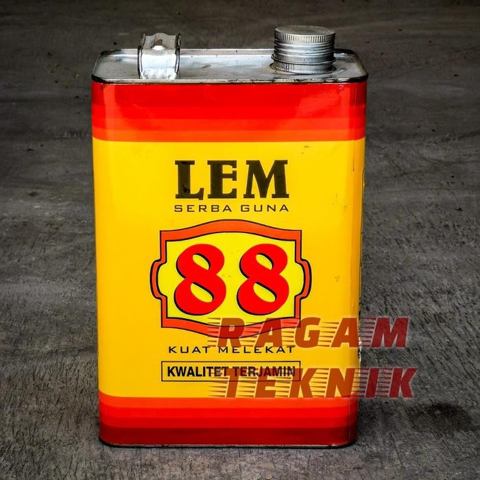 

Stok Baru Lem 88 kuning galon 2.5 kg aibon lem kayu sepatu kulit karpet