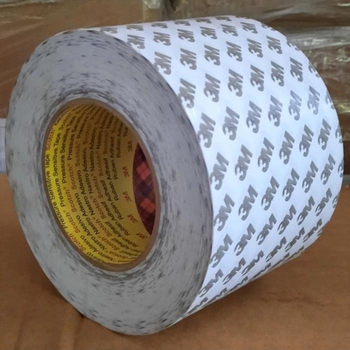 

Stok Baru 3m dobel side 9075i lebar 7,5cm x 50 mtr-double tape tissue