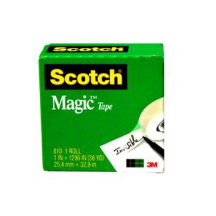 

Stok Baru 3M scotch magic tape 1" x 36y 810