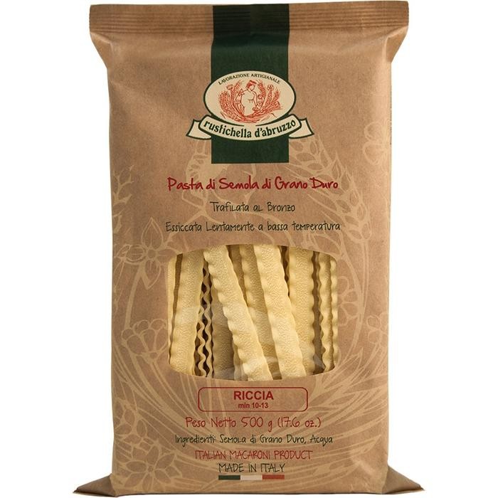 

Caraka.store1 RUSTICHELLA D'ABRUZZO RICCIA / MAFALDINE PREMIUM ARTISAN PASTA 500GR
