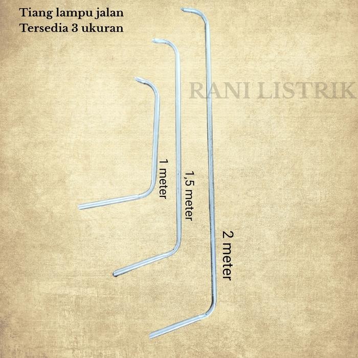 TIANG LAMPU JALAN / TIANG BESI GANTUNG LAMPU JALAN / TIANG LAMPU ORNAMEN