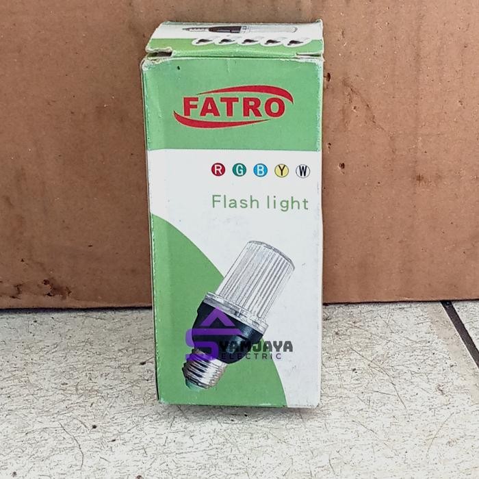 FATRO LED FLASH LIGHT / LAMPU KEDIP FITTING E27