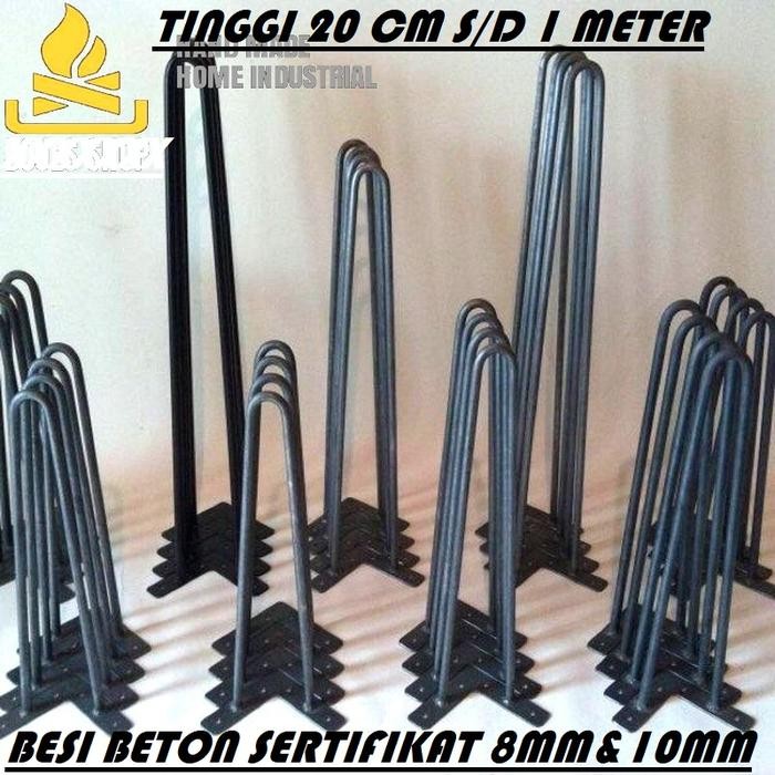(Expert) KAKI MEJA BESI/KAKI MEJA /HAIRPIN LEGS KAKI MEJA INDUSTRIAL