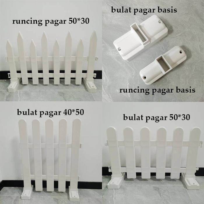 (Expert) Pagar Plastik / Pagar Taman Putih / Pagar Tanaman