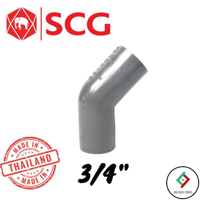 SCG KNEE 45* 3/4 INCH VALVE ELBOW 3/4" SCG KENI 45 DERAJAT SCG 3/4 INC
