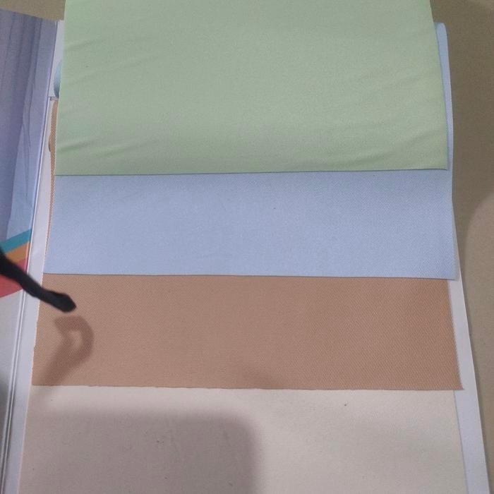 Tirai Medis Rumah Sakit bahan Full PVC anti noda anti bakteri Coklat jaring