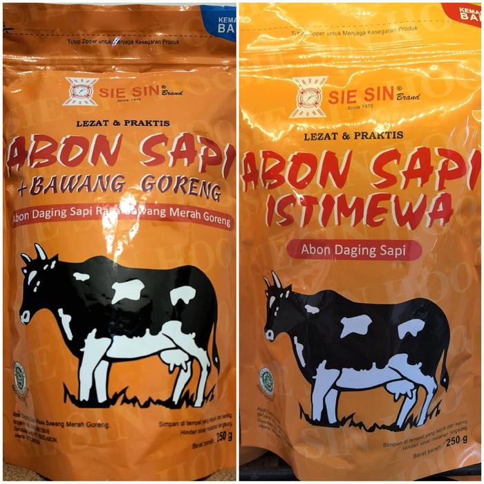 

BARANG TERLARIS Abon Sapi Sie Sin 250 Gram Halal Abon Sapi Bawang Goreng - Harga Murah