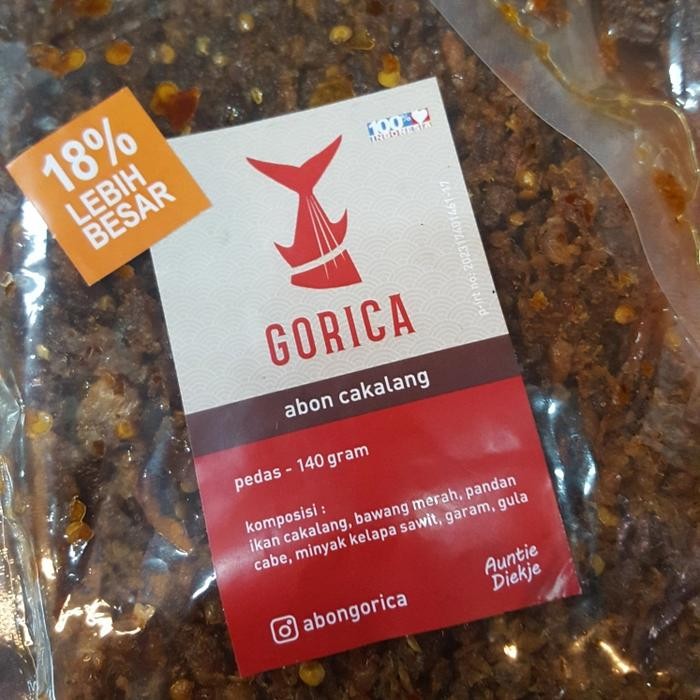 

BARANG TERLARIS gorica abon cakalang 120gr