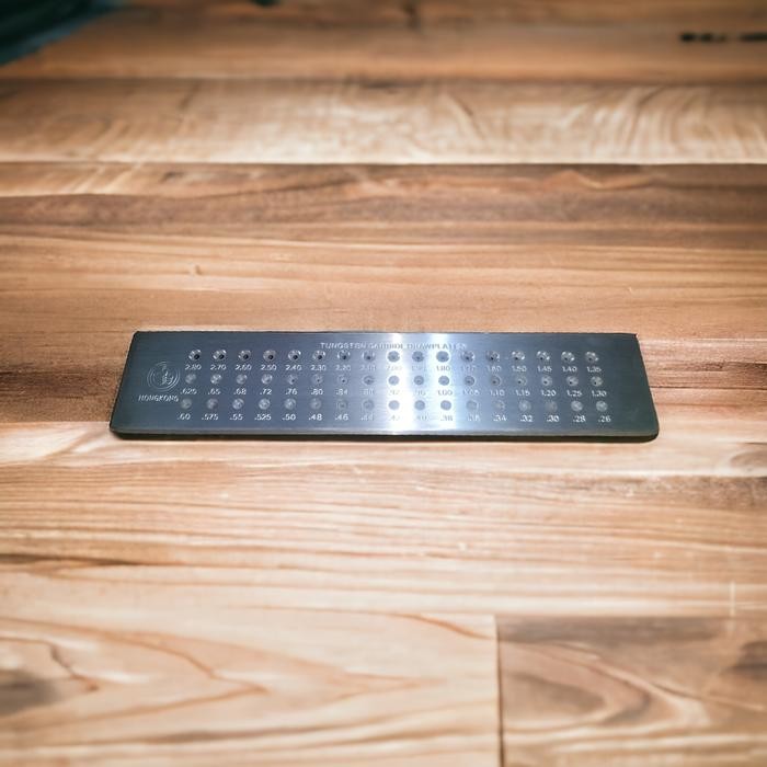 :::::::] Plat Tarik Kawat / Drawing Plate Steel Alloy 51 Hole 0.26-2.80 mm Class A