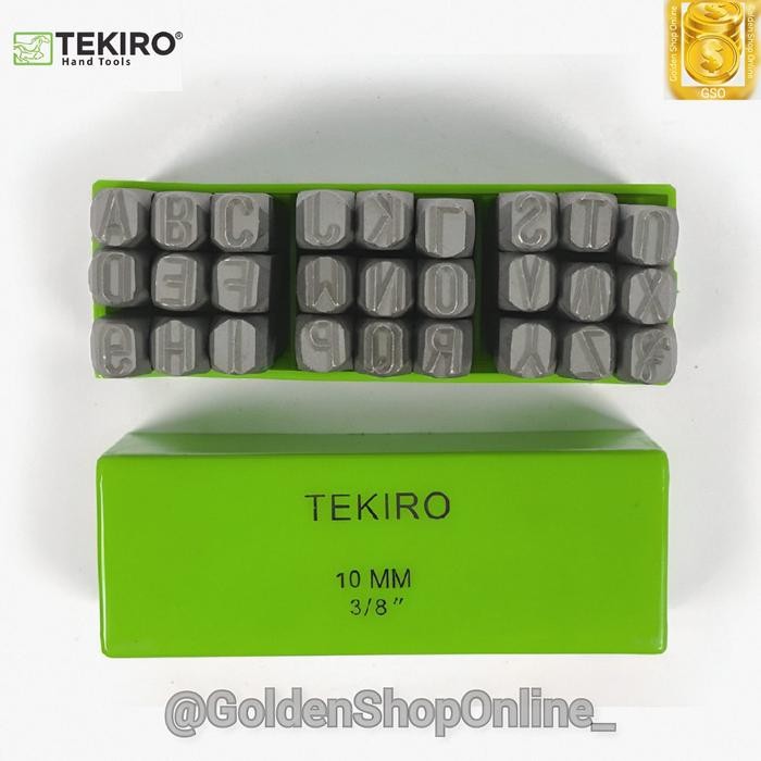 

Huruf Ketok 10Mm - Letter Punch 10Mm Tekiro