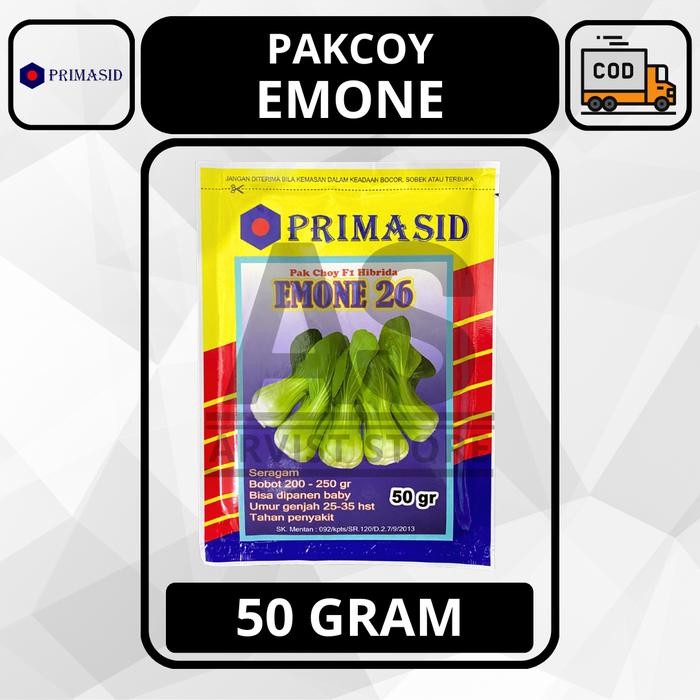 Benih Pakcoy F1 Hibrida Emone 50 Gram Primasid Terlaris