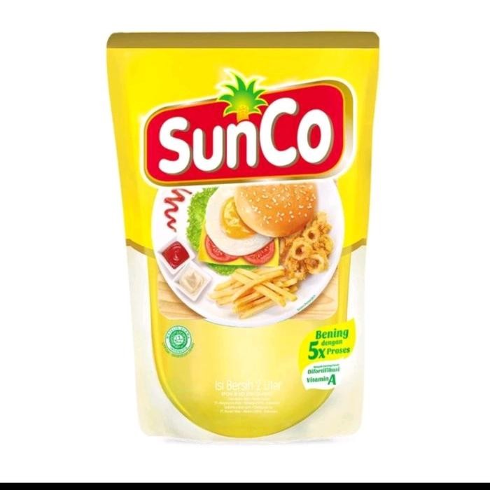 

minyak goreng sunco 2 liter kemasan pouch New