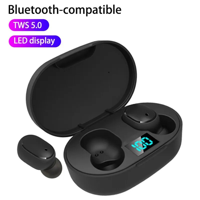 IMPORT E6S TWS Bluetooth Earphones Wireless Bluetooth Headset Noise Cancelling Headsets With