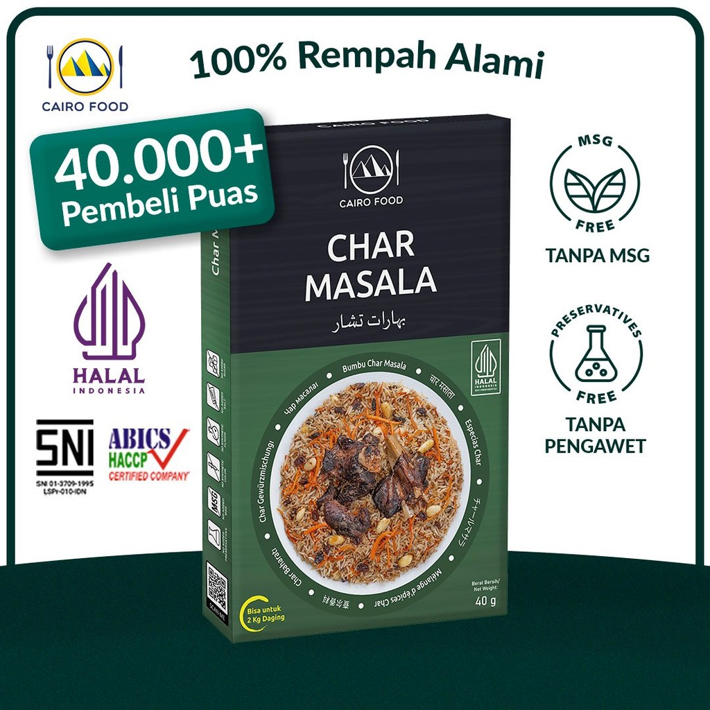 

Bumbu Char Masala Spice Mix Sehat - Cairo Food