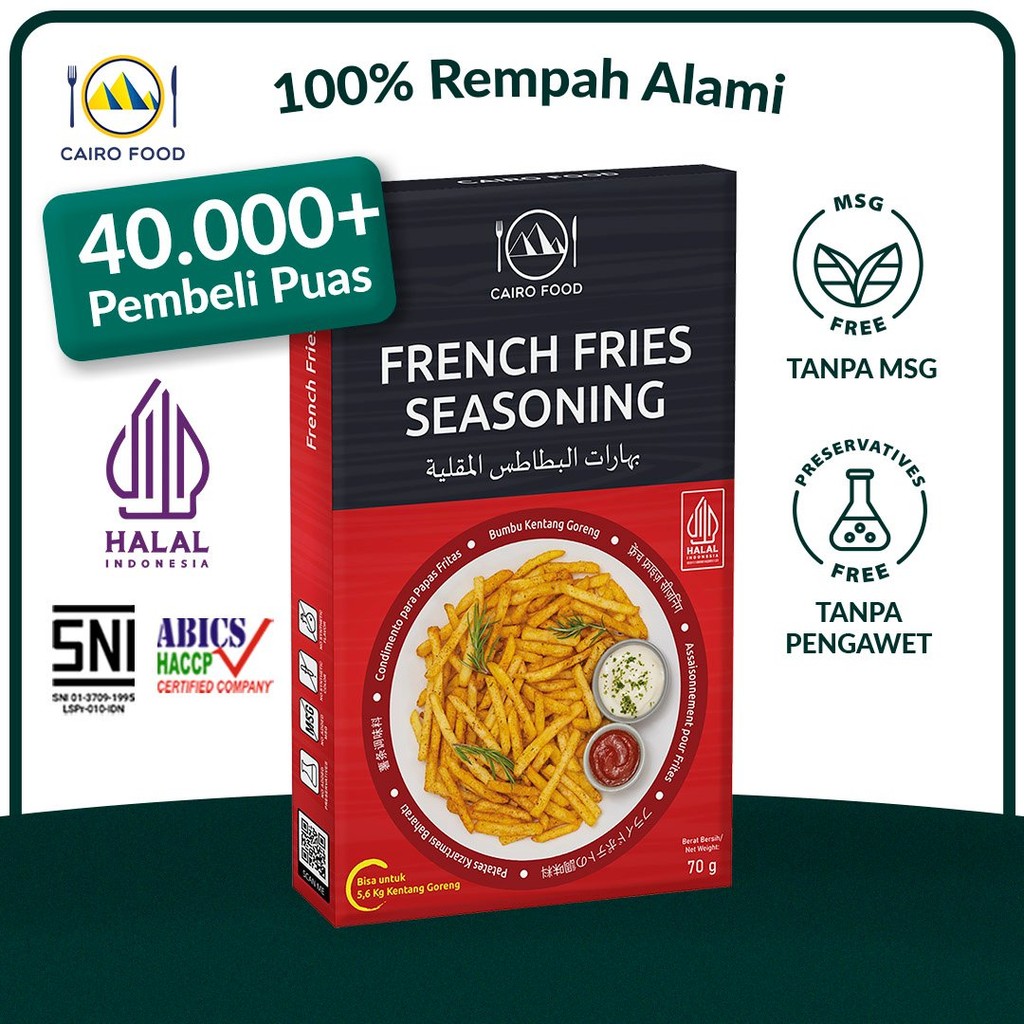 

Bumbu Kentang Goreng Spice Mix Sehat - Cairo Food