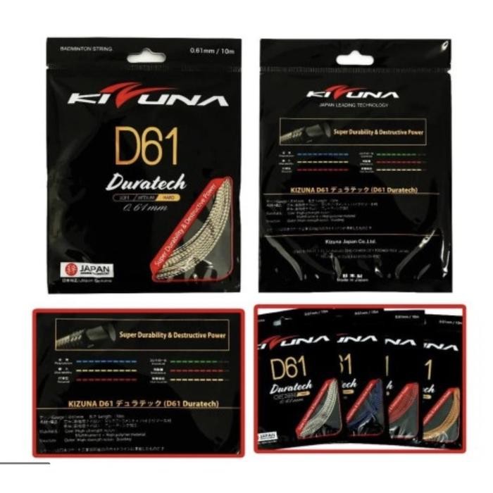 Senar Badminton Kizuna D61 Z61Japan Jp D 61 Z 61Original Raket
