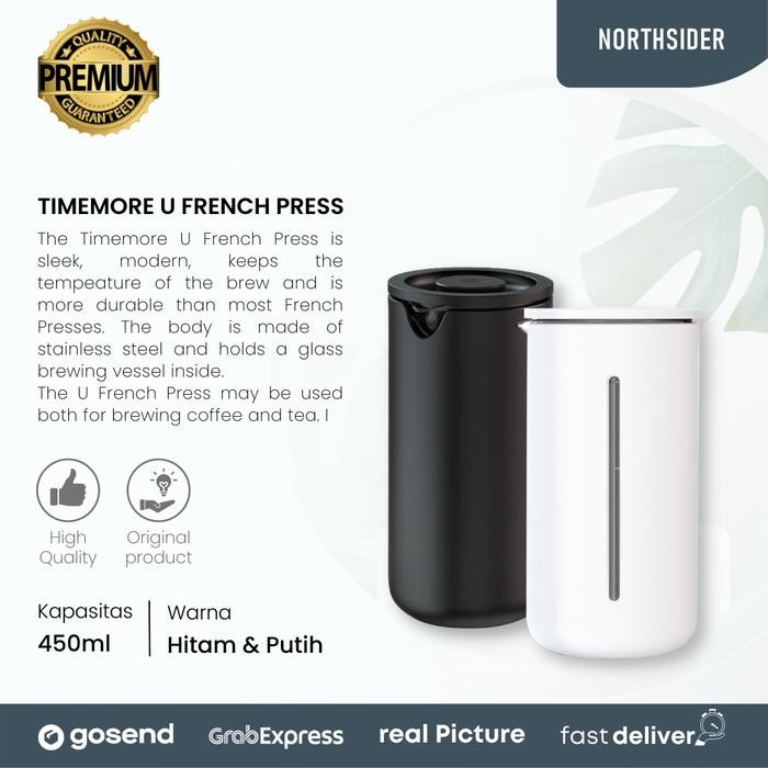 TIMEMORE U FRENCH PRESS PLUNGER 450ML ALAT KOPI