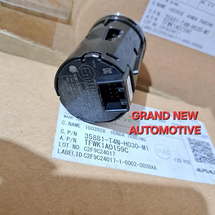 TOMBOL SWITCH ENGINE START STOP HONDA JAZZ RS GK5 ORIGINAL