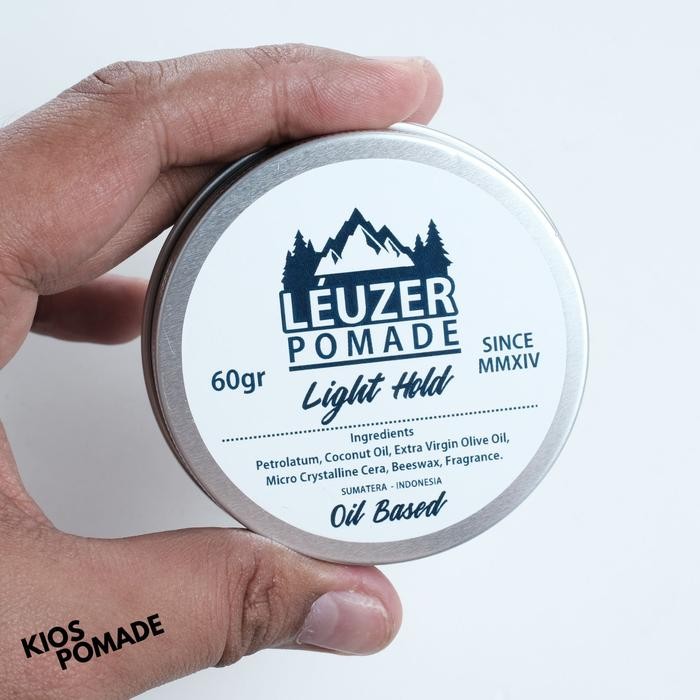 Minyak Rambut Pomade LEUZER Light Hold Agar Terlihat Basah dan Lemas