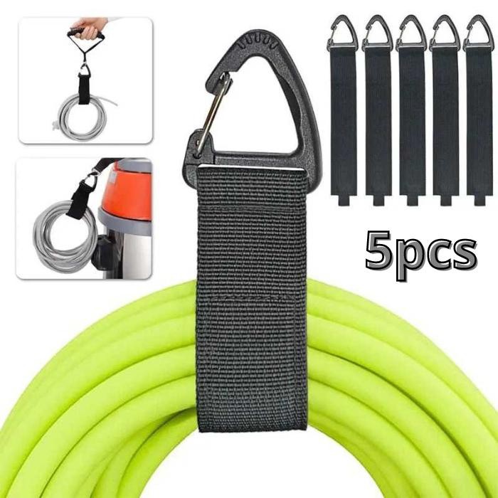 

TERLARIS! Tali Strap Pengikat Kabel Klip Kabel Kuat Multifungsi Cord Organizer 5 PCS