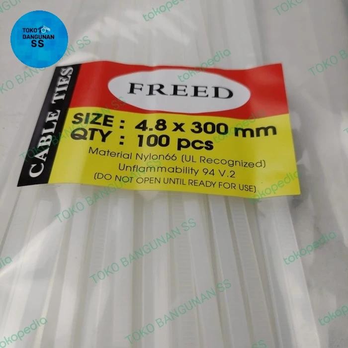 

TERLARIS! Kabel Tis Tebal 4.8x250mm@1000/Nylon cable tie 4.8x300mm@1000