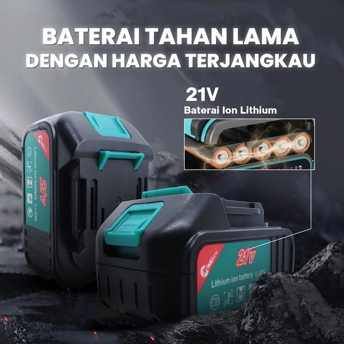 MAILTANK SH5303 BATERAI 21V 10CELL untuk mesin bor impact dan gerinda cordless mailtank