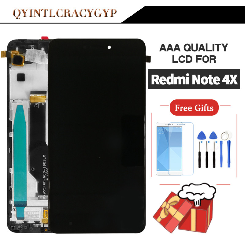 high quality LCD For Xiaomi Redmi Note 4x Display Screen Digitizer Touch Screen Prime Glass Panel 5.