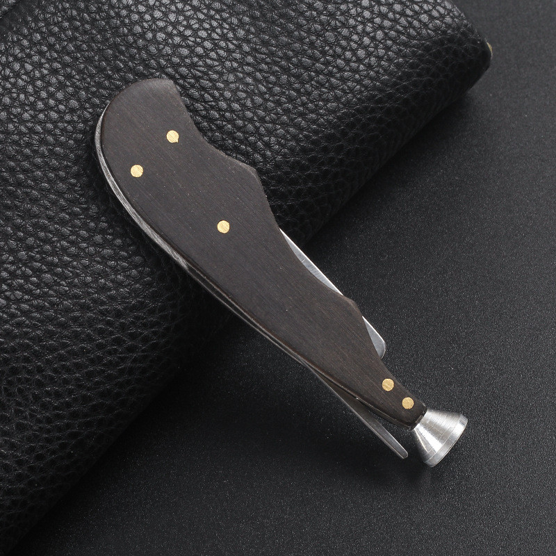 Wooden Smoking Tobacco Pipe Presser Pipe Pressing Rod Tobacco Pipe Cleaner Cigar Pass Needle Drill T