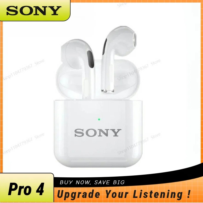 IMPORT SONY Pro 4 TWS Wireless Bluetooth 5.3 Earphone Headphones Bluetooth Headset with Mic Sport