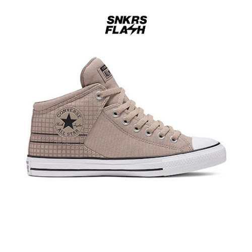 CONVERSE Ct As Hi Street Khaki Sepatu Sneakers Pria - A07491C - Size 45